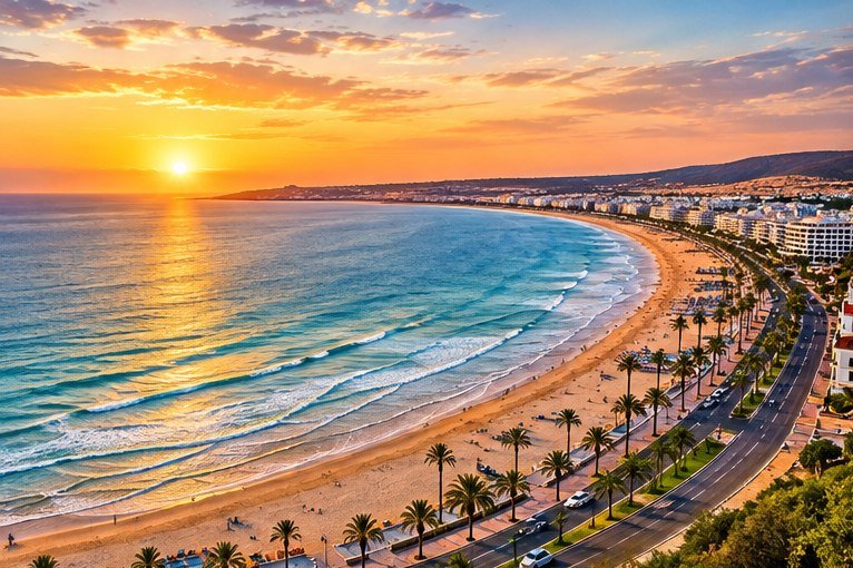 La baie d’Agadir et son littoral